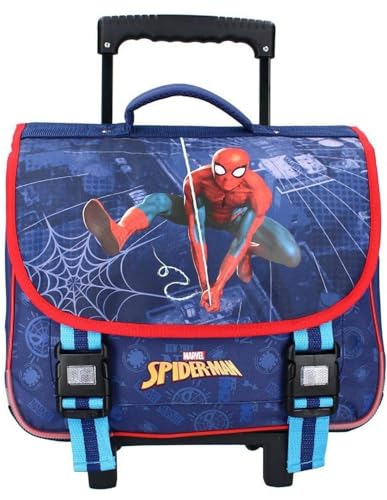 Sac scolaire garçon Spiderman 38 cm pour soulager le dos des enfants