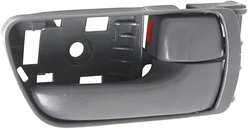 Miniatura 5 de Para Toyota Sienna 2004-2010 Manija de puerta interior delantera, lado pasajero gris  Con botón de bloqueo de puerta  Recorte todos los submodelos