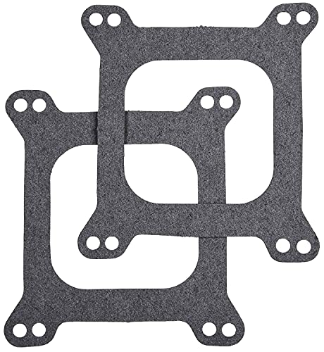 JEGS Carburetor Spacer | 4150 Square Bore Flange | Open Hole Design | 1” Tall | Includes Two Gaskets And Mounting Hardware - Thumbnail 3