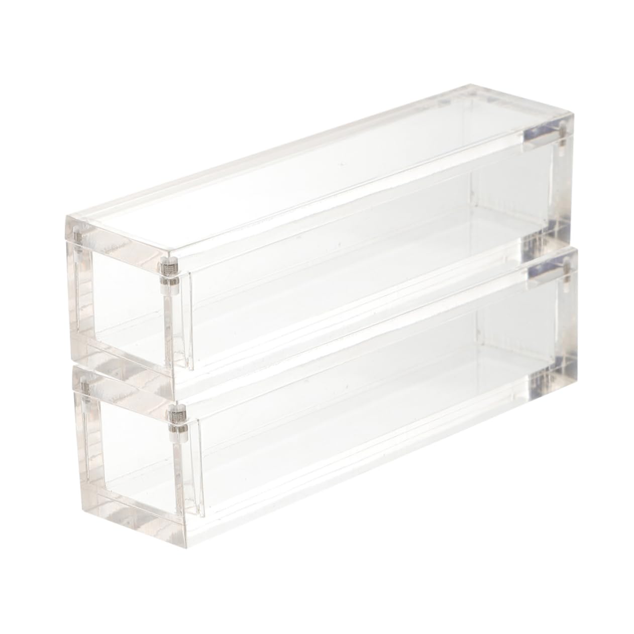 TOYANDONA 6pezzi Scatola Espositiva Acrilica Trasparente Per Dadi Confezione Da Design Magnetico Per Dadi Per Giochi e Decorazioni Struttura Sicura e Leggera