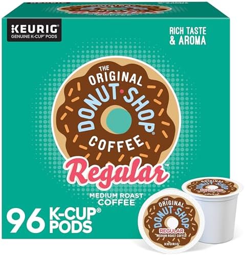 The Original Donut Shop Regular, Medium Roast Coffee, 96 count