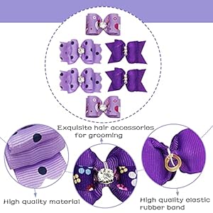 Pet Show 20pcs Small Dog Hair Bows with Rubber Bands Puppies Doggies Cats Topknot Bowknot Matching Hair Grooming Accessories for Boy Girl Pomeranian Yorkie Poodle Maltese Shih Tzu Groomer  Cucciolini Doodles Pet show 20pcs small dog hair bows with rubber bands puppies doggies cats topknot bowknot matching hair grooming accessories for boy girl pomeranian yorkie poodle maltese shih tzu groomer   cucciolini doodles