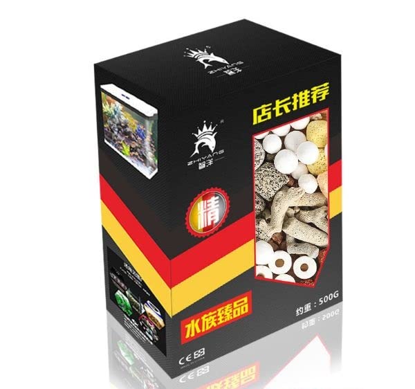 B&K 10 in 1 Mix Bio Balls Filter Media Aquarium Pond Biological Filtration Rings with Mesh Bag Fish Tank Water Cleaner Eco Media