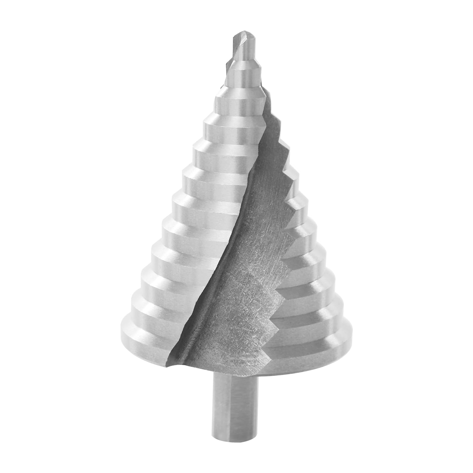 Broca escalonada HSS con revestimiento de titanio, diámetro 6-60 mm, broca cónica para PVC, madera, plásticos