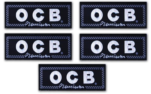 5 booklets - OCB PREMIUM MEDIUM 1.1/4 - Rolling Papers