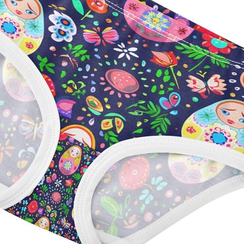 Russia Matryoshka Dolls Flowers Toddler Girls's Underwear 2T 202c11744