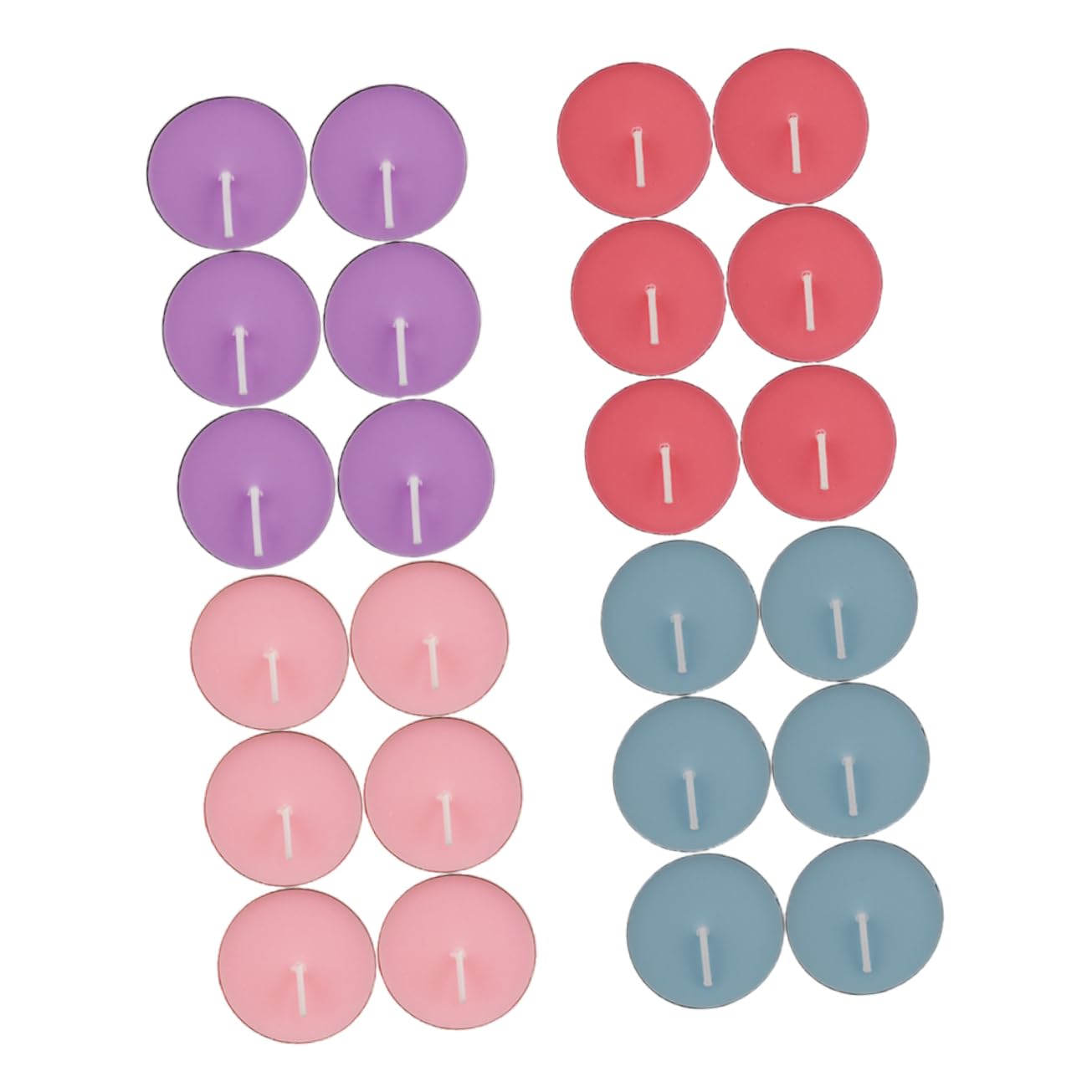 PartyKindom 40pcs Smokeless Tea Candles with Essential Oils Round Home Scented Candle for Weddings Proposals and Parties Decor for Any Occasion