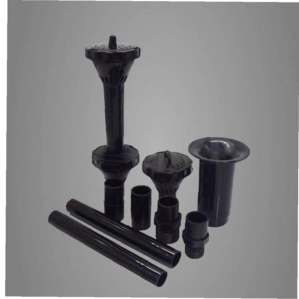Fountain Pump Nozzle Set Multifunction Plastic Waterfall Garden Spray for Pool Pond Fountain Submersible Pump