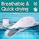 Baofular Badeschuhe Damen Herren Wasserschuhe Schwimmschuhe Sommer Strandschuhe Schnell Trocknend Aquaschuhe Surfschuhe für Meer Grau 36 EU