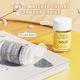 Zoom IMG-1 glitter commestibili oro e grigio Zoom IMG-1 glitter commestibili oro e grigio