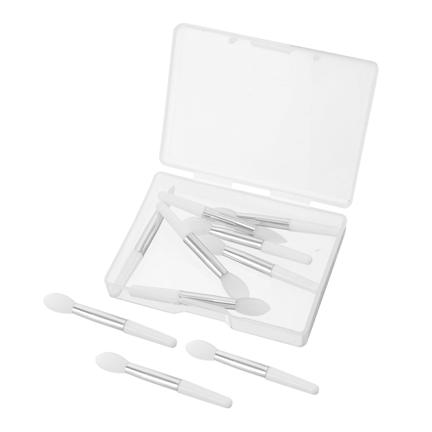 SOESFOUFU 10-pack Silicone Lip Brush Set Exfoliating Lip Mask Bulk Moisturizing Applicator