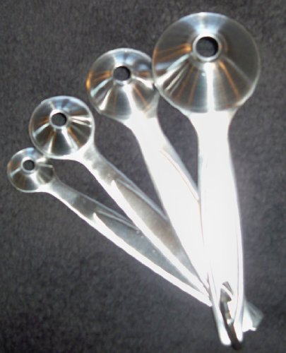Gelindo 274662 Stainless Steel 4 Piece Mini Funnel Set - Herb Spice Bottle Filler