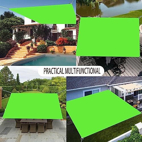 Malla tela verde de sombreo para crear sombra fresca en la terraza o el comedor exterior 3