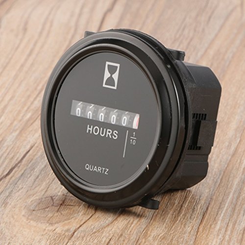 Contatore orario nero da 2 