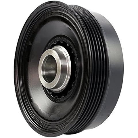 Bapmic Engine Crankshaft Pulley Vibration Damper for Mini Cooper S R52 R53 Cover