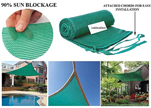 Image of Garden Shade Green Net 90% (10x6 ft) for Garden /Home /Lawn /Shade /Netting /Sports 10 X 6 Green