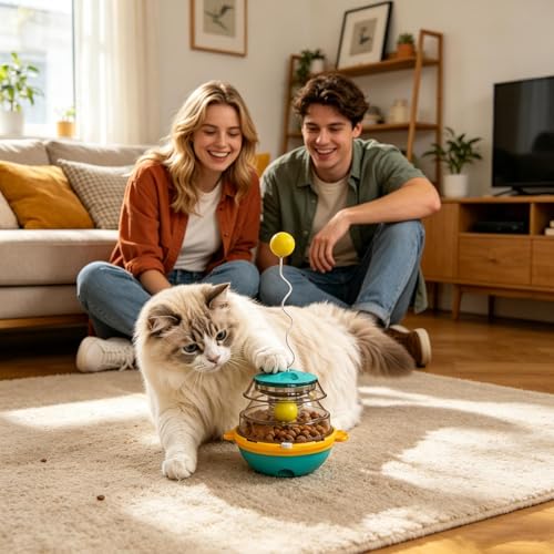 Bola interactiva con alimentacion lenta y estimulo mental para mascotas 3