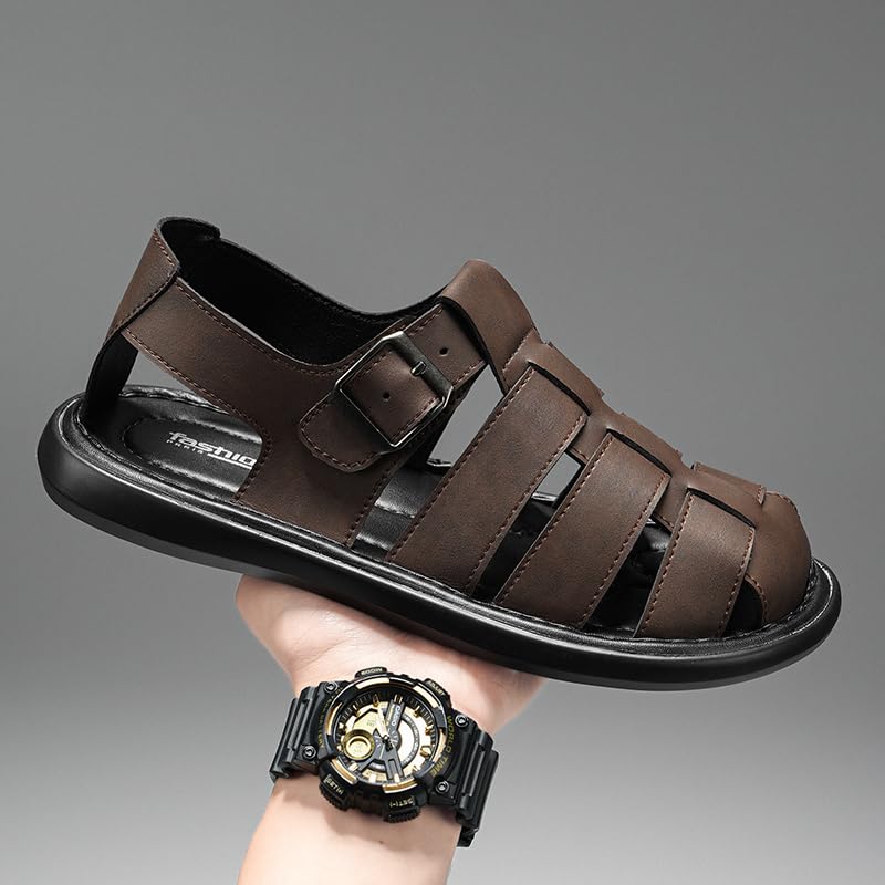 Men's Outdoor Hiking Sandals Closed Toe Water Sandals Casual Lightweight Summer Beach3