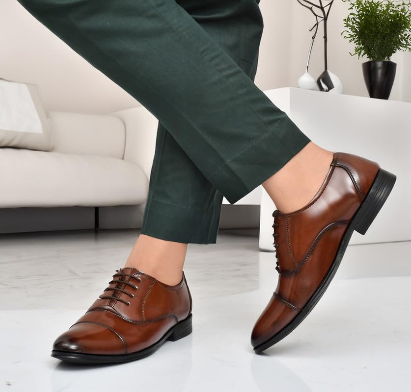 Image of HEALTH FIT Men's Super Soft Ortho Comfortable with Soft Sole Ultra-Lightweight for Gents Luxury Formal Shoes 1263