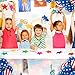 Geyee 108 Pcs Star Cutouts Bulletin Board Stars Classroom Cutouts Decorations Paper Die Cut for Teachers DIY Craft Office School Chalkboard Wall Decor (Watercolor,3.15 Inch)