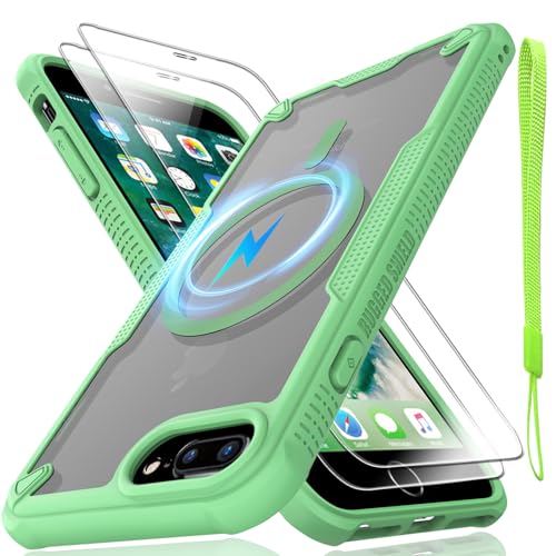 Coque antichoc iPhone 7/8 Plus anti-rayures avec 2 verres trempés 9H