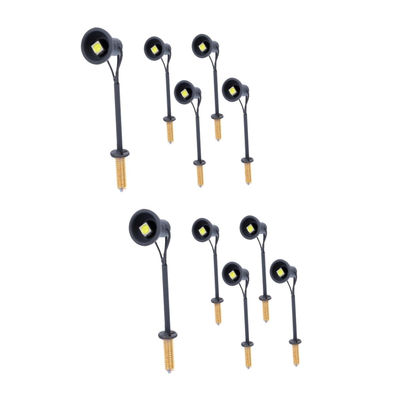 FELTECHELECTR 2sets Sand Decor Mini Spotlights for Displays Table Spotlight Lamp Model 5pcs*2