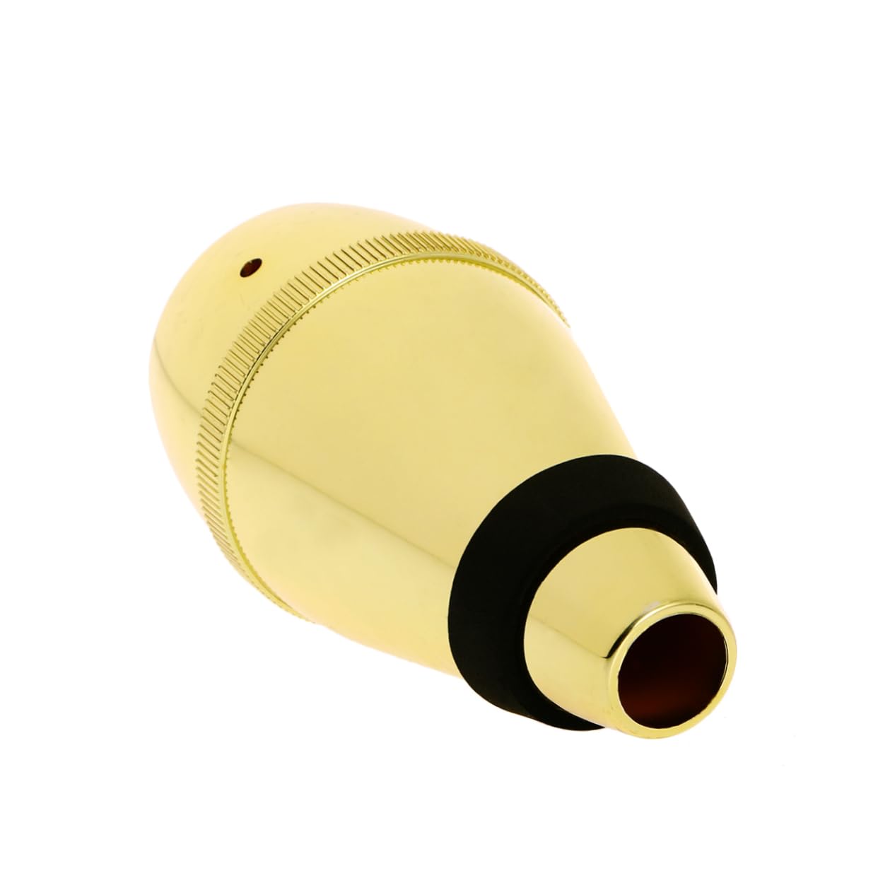 Totority 2pcs Mute for Practice Trumpet Sturdy Wear-resistant and Waterproof Bright Golden Finish