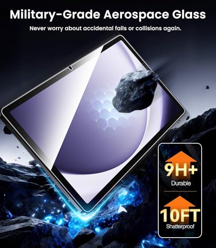 Image of PandaShield 2 Pack 9H Tempered Glass Screen Protector for Samsung Galaxy Tab A11 Plus /A9 Plus (11 Inch) - Easy Install Alignment Tray, Bubble Free, HD Clear, Scratch Resistant, S Pen Compatible