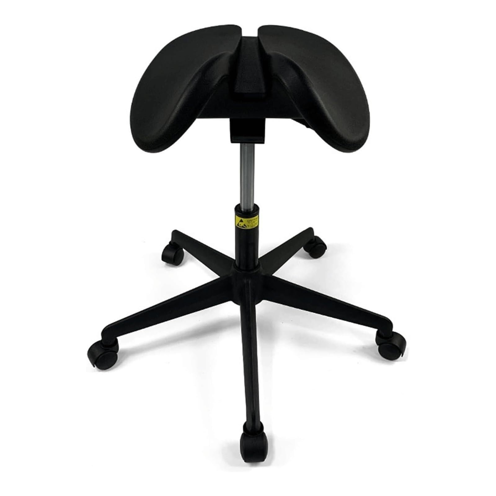 Sgabello da sella, sedia da salone, sgabello ergonomico regolabile, sedia girevole a sella for dentisti, laboratori, casa, ufficio, salone, negozio, sgabello girevole