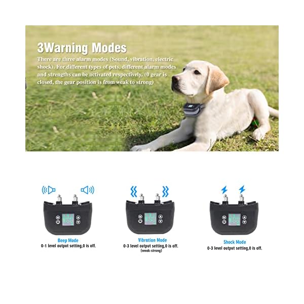 JUSTPET-GPS-Wireless-Dog-Fence-Containment-System-Electric-Accurate-GPS-Wireless-Dog-Fence-with-Rechargeable-Training-Collar-Range-Up-to-3281-FT-Harmless-and-Suitable-for-All-Dogs Electric Wireless Dog Fence System for Dogs