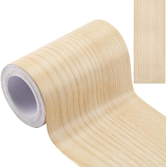 HOMSUN Wood Wallpaper Border Peel &Stick Wood Border Vinyl Wood Grain Border Removable Bathroom Border Self Adhesive Mirror Frame Border Wood Look Border Wallpaper (8 x 100 Inch, Peach Brown Border) (B0D4M61B1K) Amazon Price History, Amazon Price Tracker