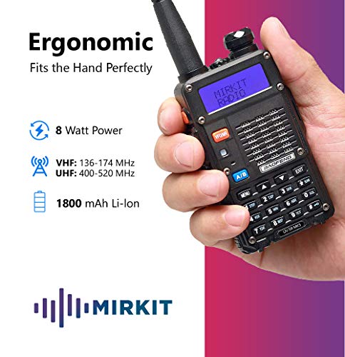 Mirkit Radio Baofeng UV-5R MK5 8W MP Max Power 2020 1800 mAh Li-Ion Battery Pack, Baofengradio corp. - Thumbnail 4
