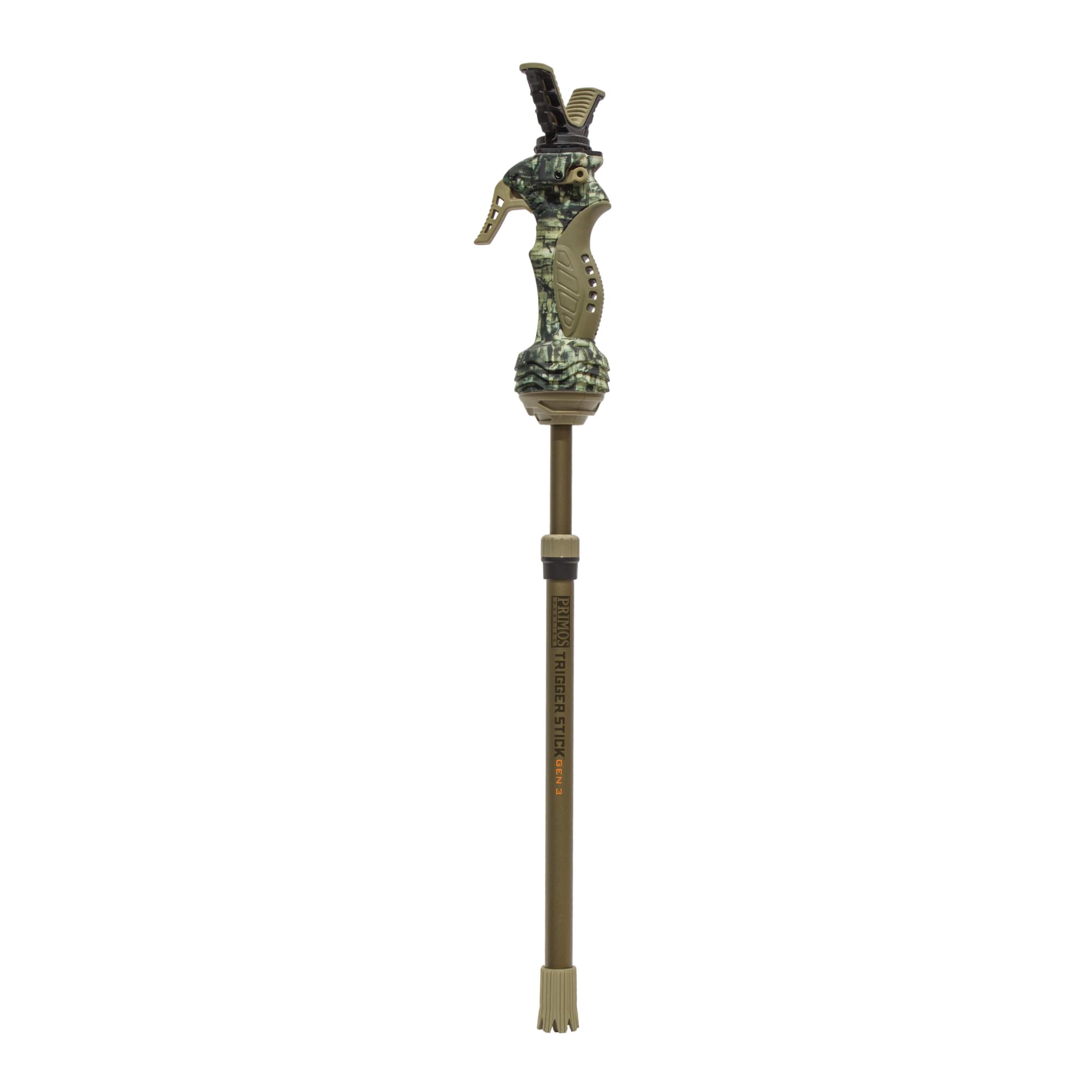PRIMOS Hunting Trigger Stick Gen3 Shooting Stick, Adjustable Height, Quick-Detach Yoke, Durable and Lightweight, Ideal for Hunting, Shooting, and Photography