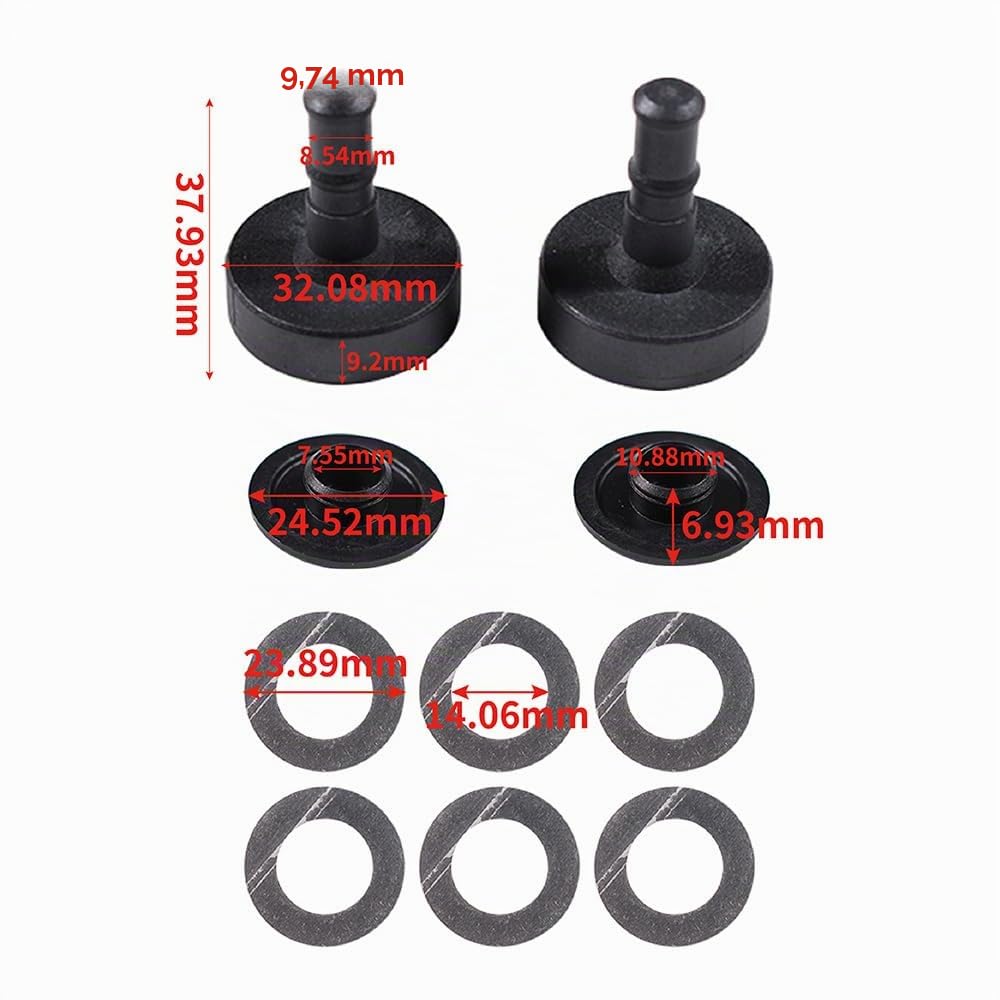 Reibbeläge Set Kompatibel mit Alko Aks 2004 3004 3504 Caravan Stabilisator vorne hinten Pads