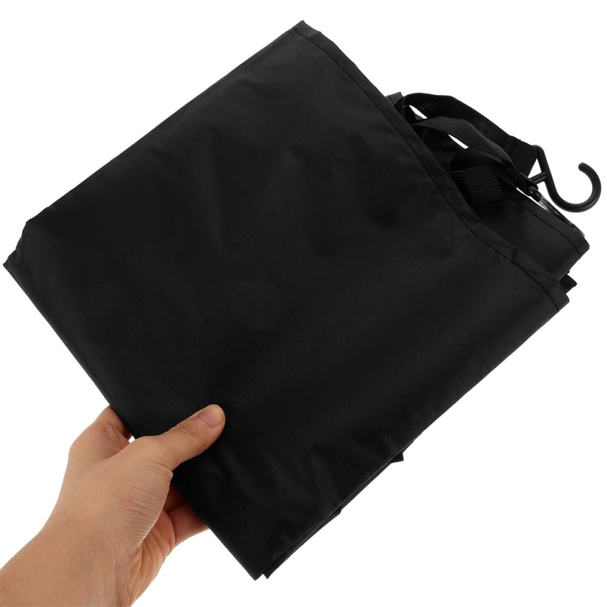 Copertura Antipioggia per Bicicletta Elettrica e Scooter, Tessuto Oxford Nero, Portatile e Resistente, Protezione Completa per Uso Esterno