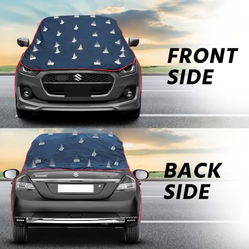 Image of AYSHU Water-Resistant Spike Car Cover for Hyundai Getz Prime - Protects from Dogs, Monkeys, Dust, Sunlight & UV - Full Roof Universal Fit