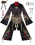Deaicos Hutao Cosplay Costume with Hat for Women Uniform Dress Outfit Suit Full Set (X-Large)