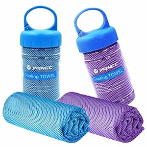 YQXCC Cooling Towel (120×30 cm) Ice Towel for Neck, Soft Breathable Chilly Towel, Microfibre Cool Towel for Yoga, Golf, Gym, Camping, Running, Workout & More Activities
