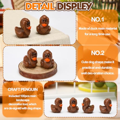 Figurines Miniatura Resina Bigfoot Pato 100 Piezas miniatura 4
