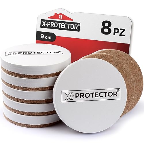 Deslizadores para Muebles X-Protector – 8 pz ⌀ 9cm Patines para Muebles para...