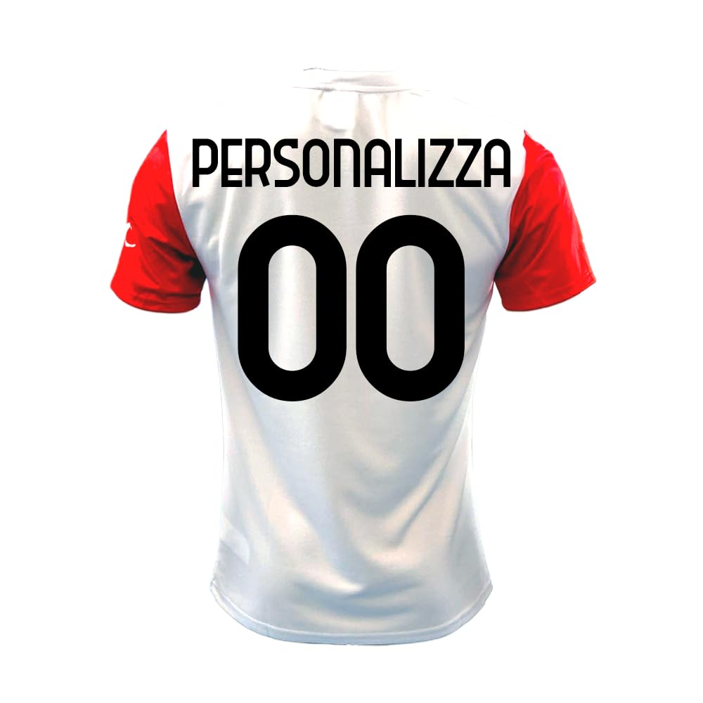 AC Milan Maglia Replica Personalizzabile, 100% Poliestere, Taglie 4Y-XXL, Vari Modelli