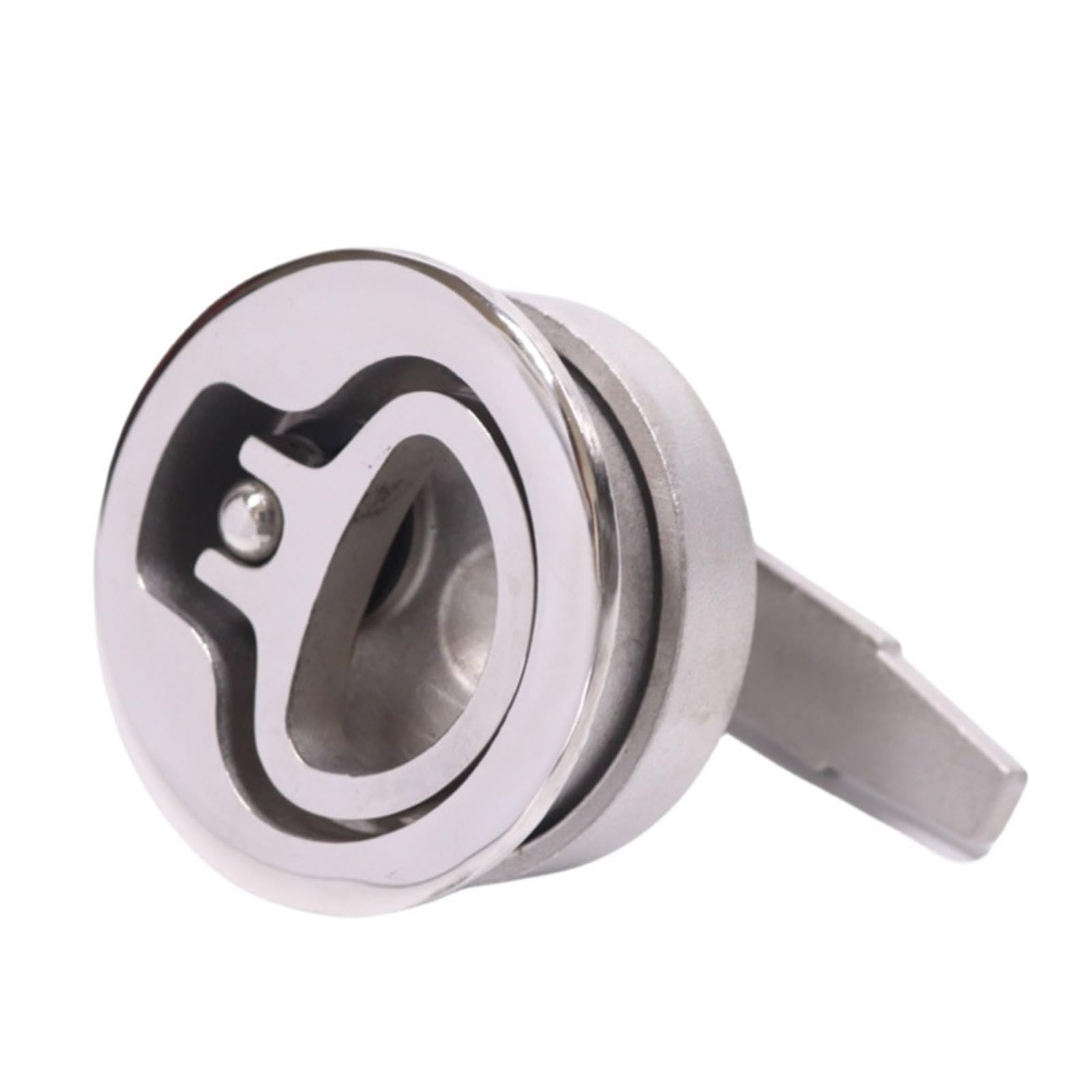 Marine Hardware Stainless Steel 316 Turning Lock 65 * 60mm Handle Locker Hatch Latch with Key 1Pcs(Lock no Key)