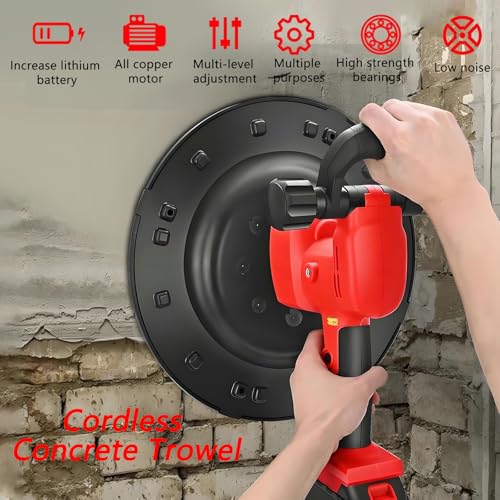 Akku-Betonkelle 1680W bürstenloser Motor 6-Gang 380mm für Zementmörtel – Bild 7