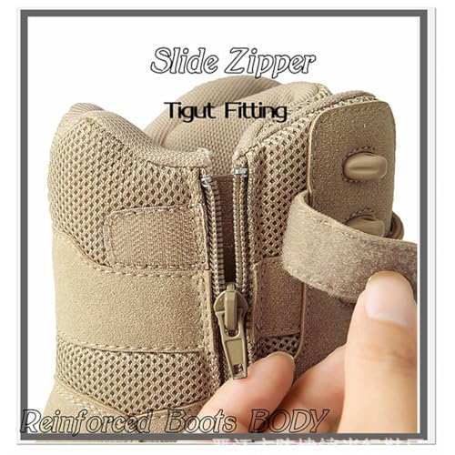 Men's Tactical Boots Military Work Boots Desert Combat Outdoor Boots for Hiking Motorcycle Climbing2