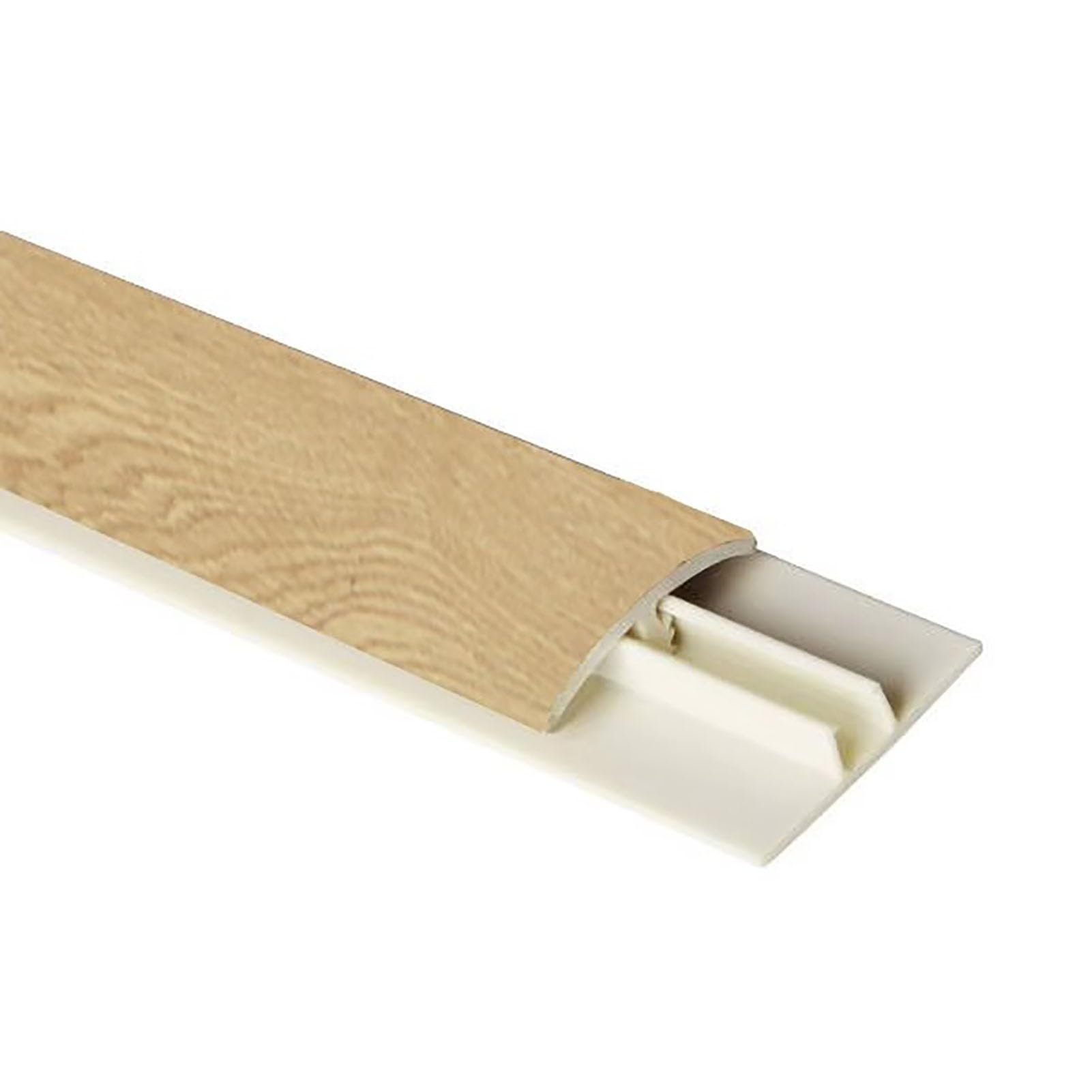 Bande de transition effet bois élégante pour carrelage et sol stratifié