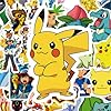 50pcs Poke Stickers for Teens, Monster Sticker for Water Bottle,Laptop,Waterproof Vinyl Decals for Teen Adult Party Supply Favor Decor (F) #3