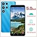KostSell Mobile Phone, 5.0-inch Screen, Android 9.0 OS,16GB ROM (SD to 128GB), Dual SIM Dual Cameras，Face ID Unlock Cell Phones(Black)
