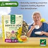 Hanan Dandelion Root Tea Loose Leaf 100% Natural Diente de Leon Herbal Tea from Peru, Caffeine-Free Infusion for Digestive Support, Detox, Dried Leaves & Roots for Smooth Flavor, 1.06oz (30g)