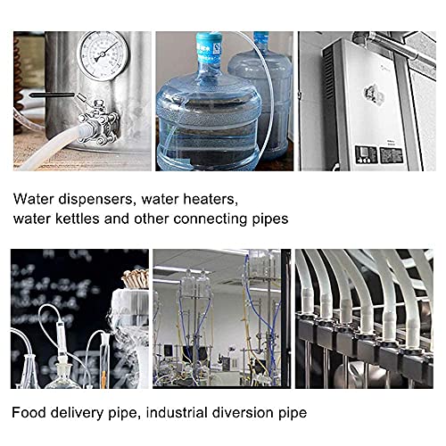 Hoge temp voedsel siliconen buizen - slang tube voor thuis brouwen, bierlijn, koekator, wijn maken, aquaponics 10m (32.8 ft),8mm ID x 11mm OD - Image 5