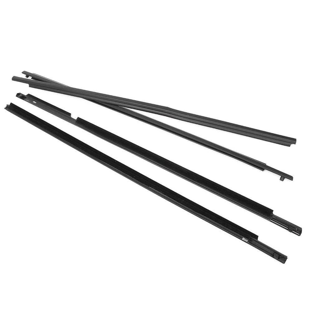 Spare Parts 4Pcs Car WeatherStrip Outside Window Trim for Toyota Corolla 2009-2012